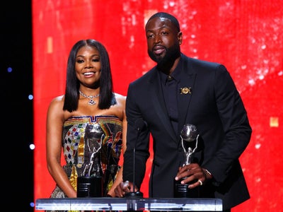 Gabrielle Union And Dwyane Wade Accept President’s Award At 54th Annual NAACP Image Awards