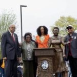 Statue Honoring Emmett Till’s Mother– Civil Rights Icon Mamie Till-Mobley– Unveiled At Illinois High School She Attended