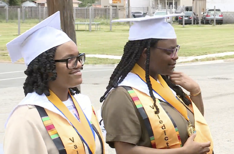 Black Twin Sisters Honored As Co-Valedictorians At Their High School