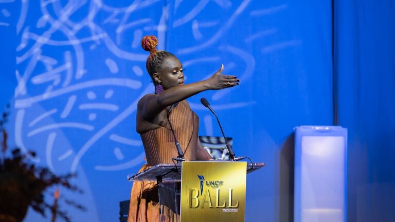 Caroline Wanga Delivers Keynote At 2023 UNCF Masked Ball