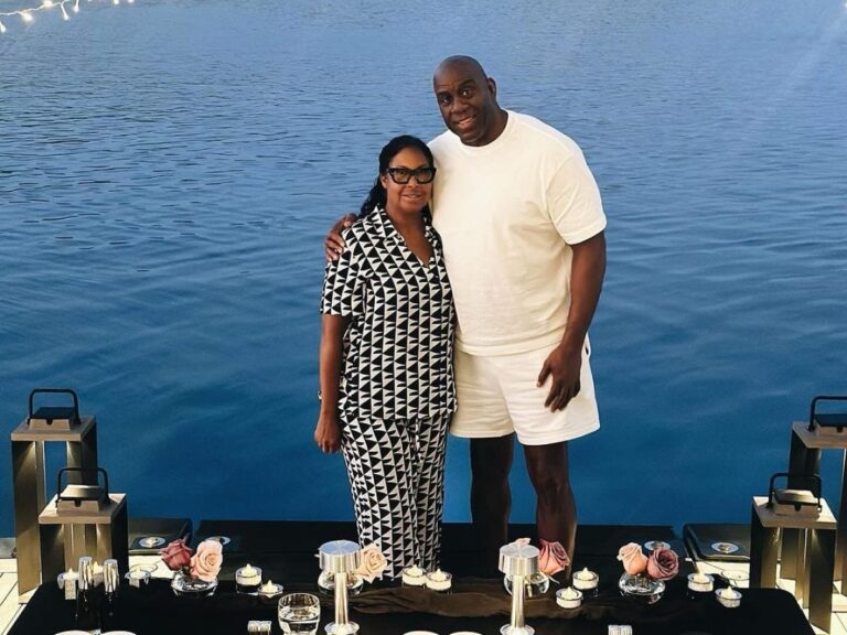 Magic, Cookie Johnson Say Goodbye To Their Guests, Enjoy Last Leg Of Euro Yacht Trip Alone