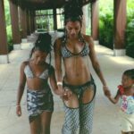 Teyana Taylor Vacations In The Bahamas With Her Daughters