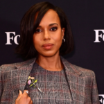 Kerry Washington Is Presidential In A Mod Prada Dress And Power Blazer