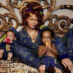 Rihanna And Her Sons Rock Matching Onesies Just In Time For The Holiday Season 