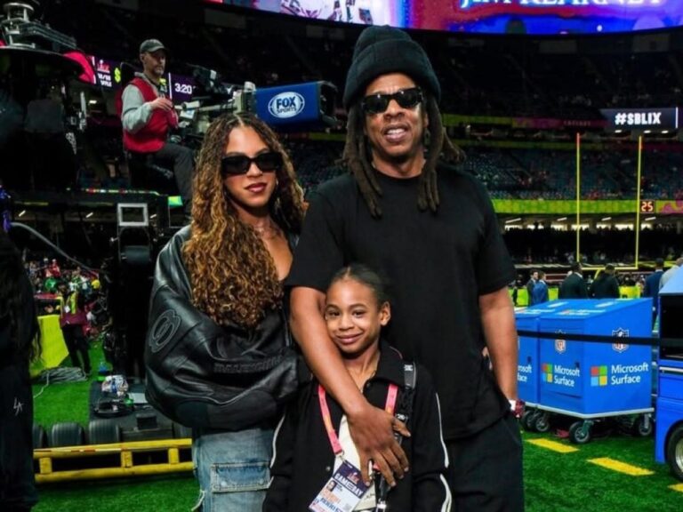 Jay-Z, Blue Ivy, And Rumi Were The Perfect Trio At The 2025 Super Bowl